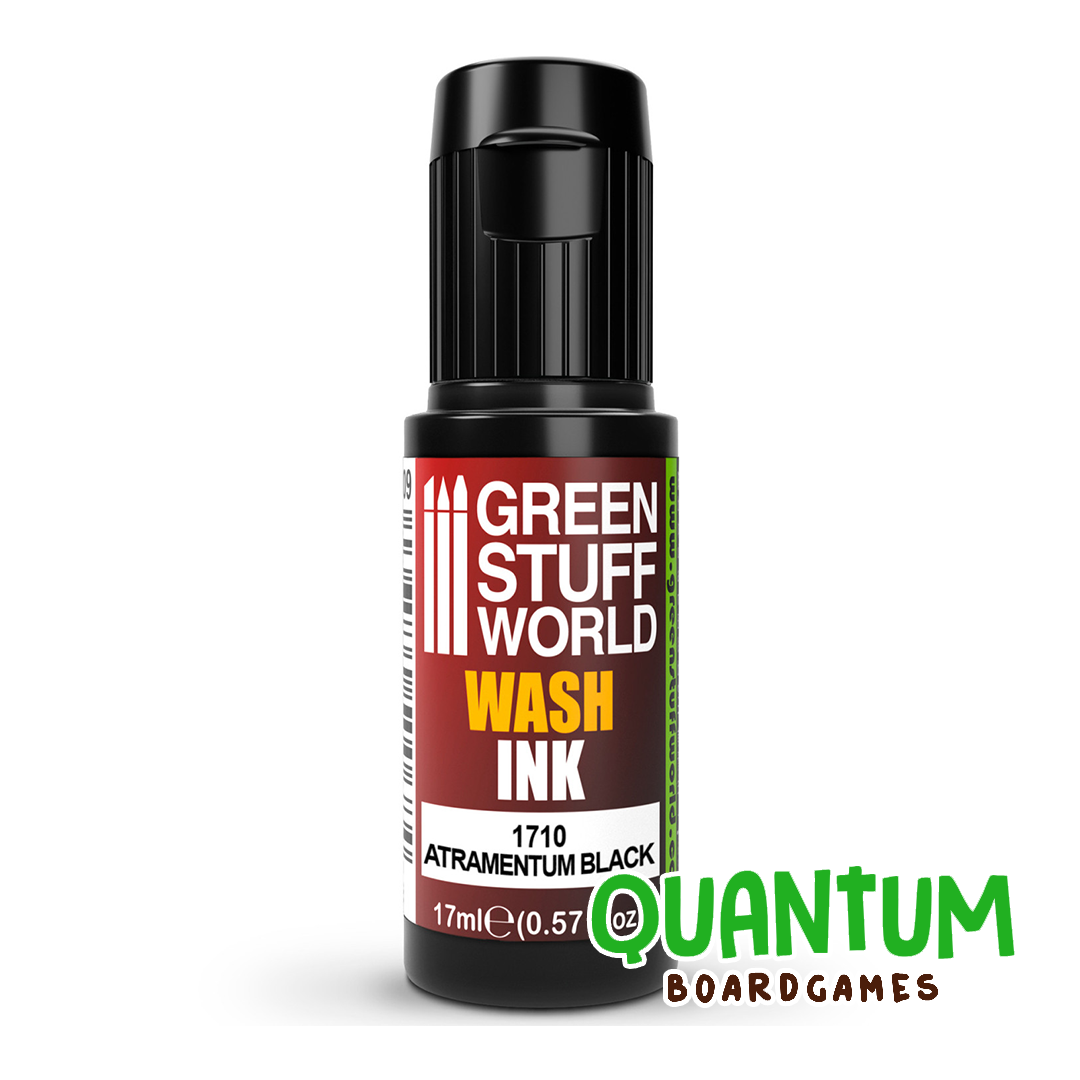 Green Stuff World: WASH Ink - ATRAMENTUM BLACK 17ml