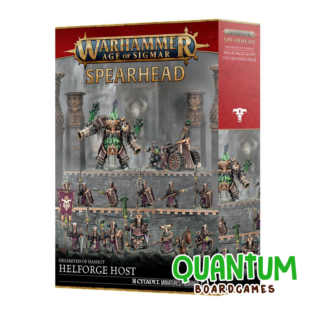 Helsmiths of Hashut Spearhead Helforge Host caja Warhammer 40K juego de mesa