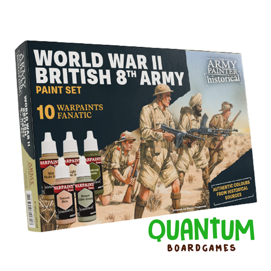 Set de pintura The Army Painter WWII British 8th Army - Colores históricos para miniaturas wargames