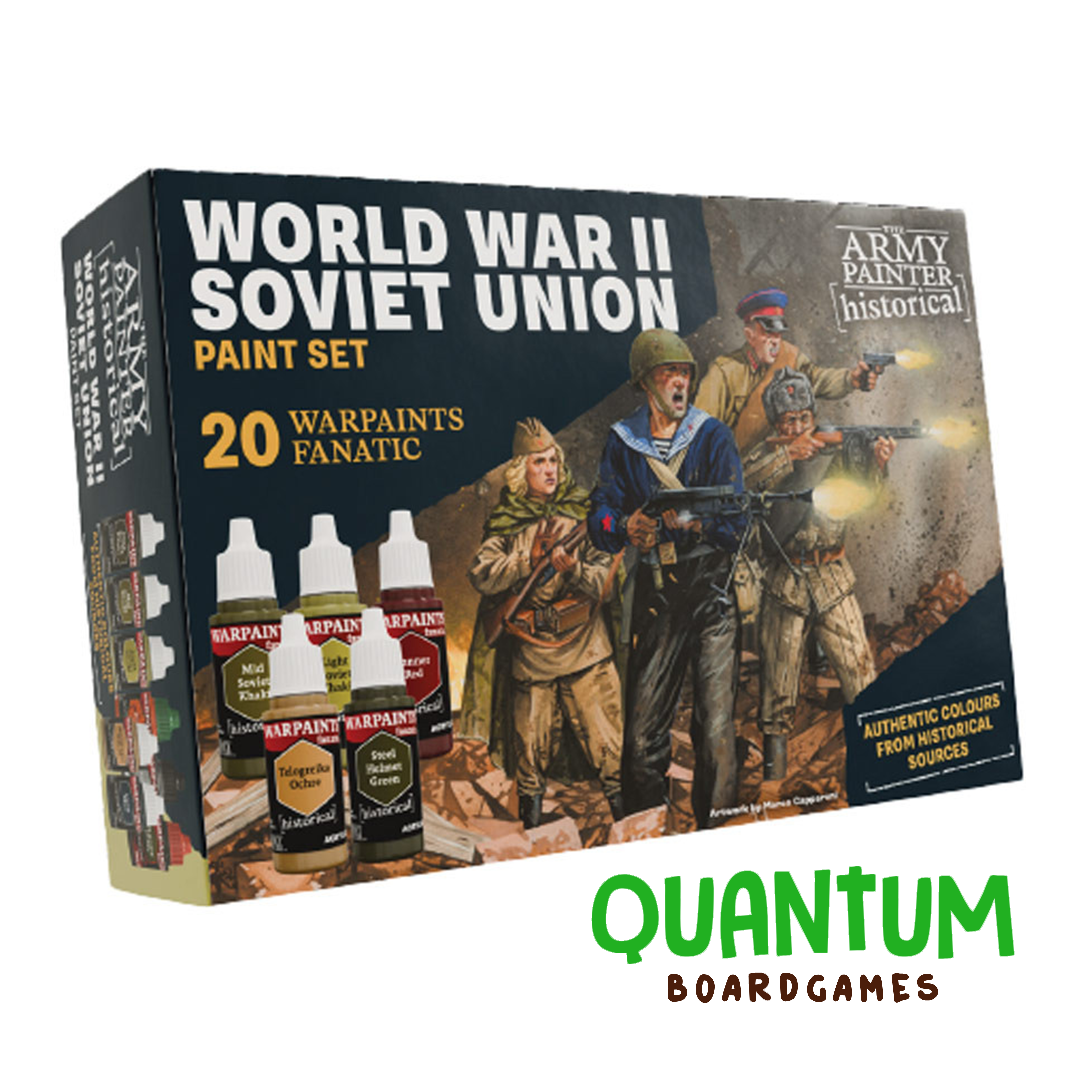 Set de pinturas The Army Painter Historical WWII Unión Soviética con colores auténticos para miniaturas