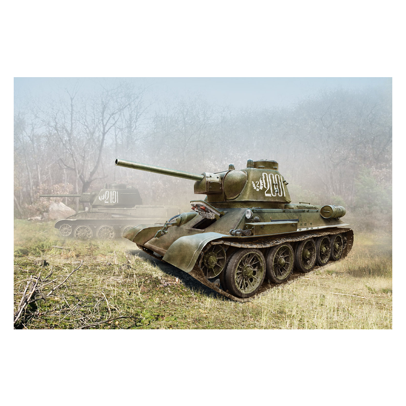 ICM 1/35 T-34/76 (LATE 1943 PRODUCTION), WWII SOVIET MEDIUM TANK