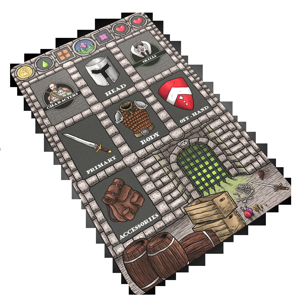 IRON HELM PLAYER MAT