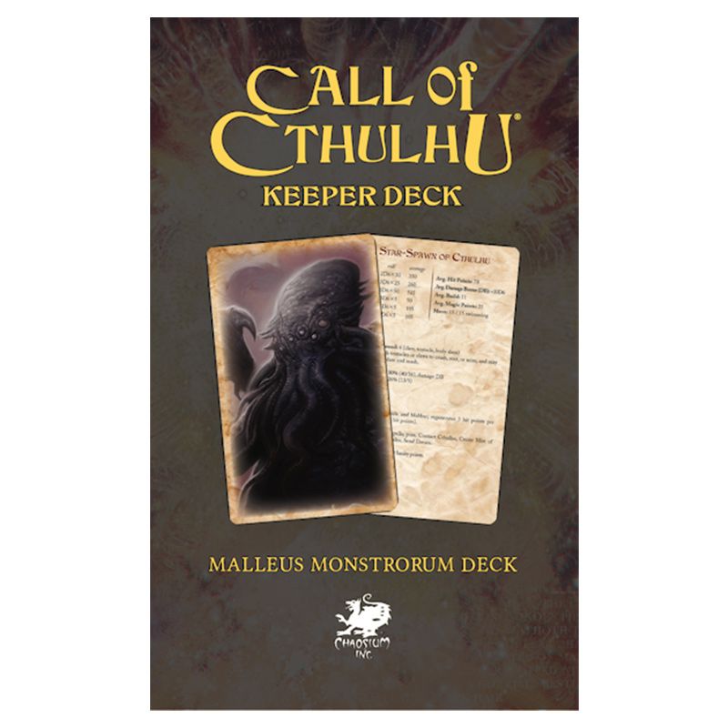 LIBRO DE ROL CALL OF CTHULHU 7E KEEPER'S DECKS