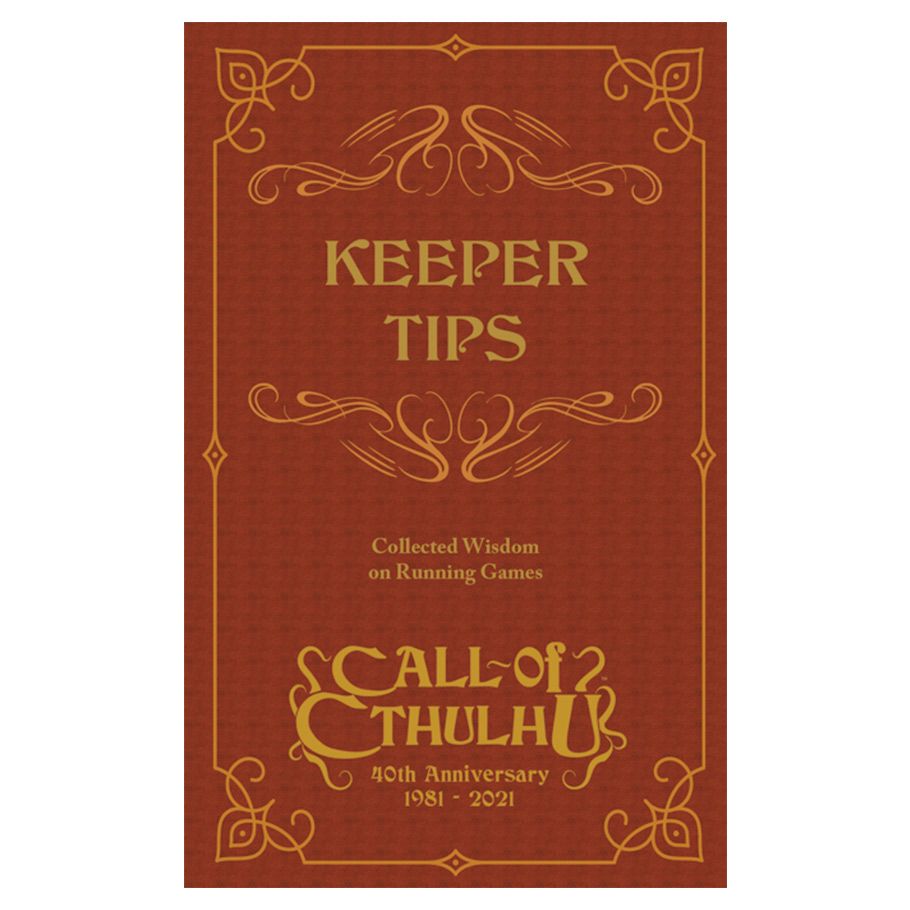 LIBRO DE ROL CALL OF CTHULHU 7E KEEPER TIPS BOOK COLLECTED WISDOM