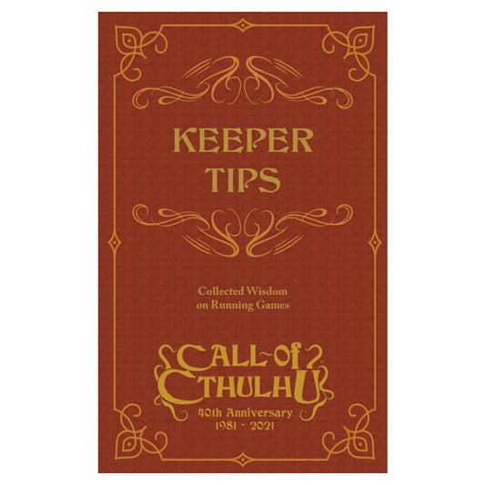 LIBRO DE ROL CALL OF CTHULHU 7E KEEPER TIPS BOOK COLLECTED WISDOM