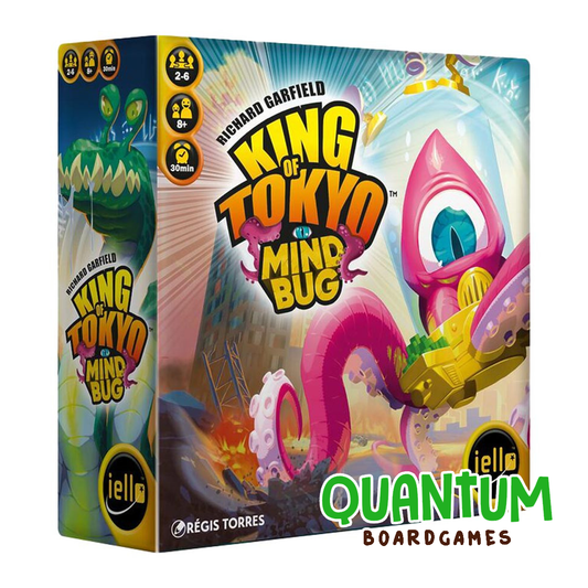 King of Tokyo Mindbug juego de mesa cartas estrategia inglés