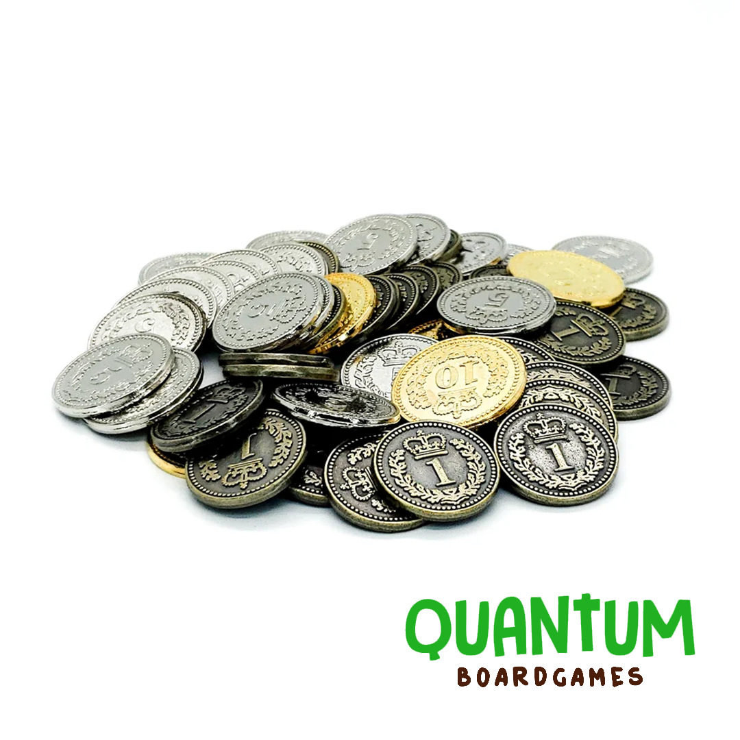 Lisboa: Metal Components (55 piezas)