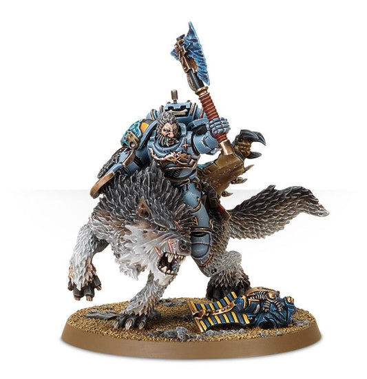 SPACE WOLVES WOLF LORD ON THUNDERWOLF WEB EXCLUSIVE