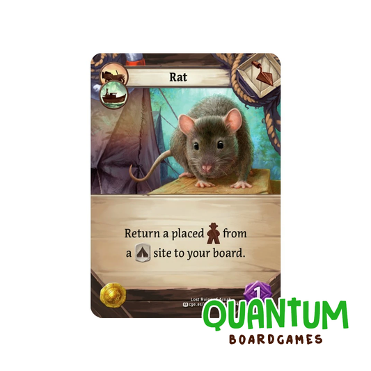 Lost Ruins of Arnak: Rat promo card – Inglés
