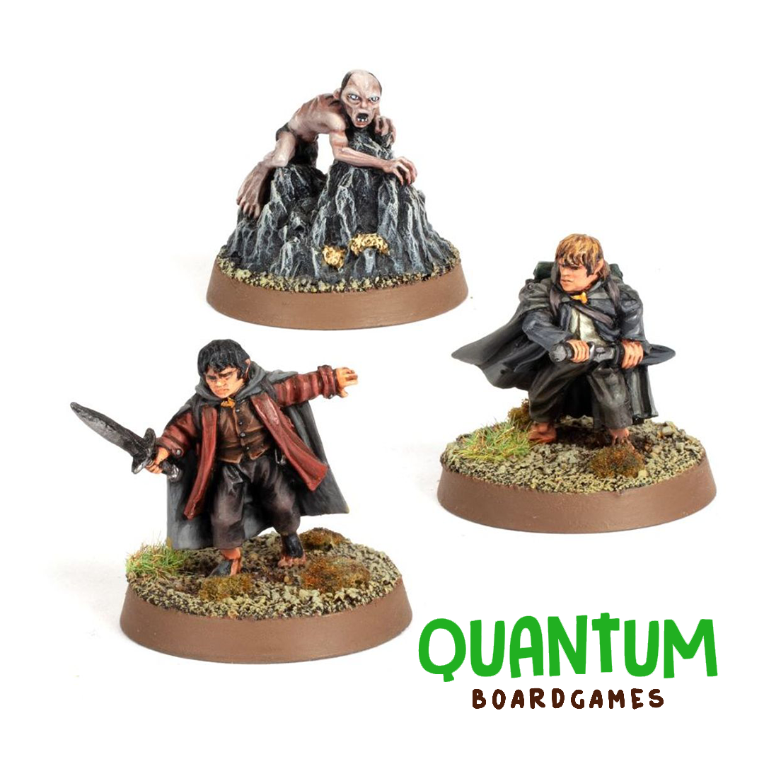 Miniaturas Frodo Baggins, Samwise Gamgee y Gollum en Emyn Muil - Games Workshop