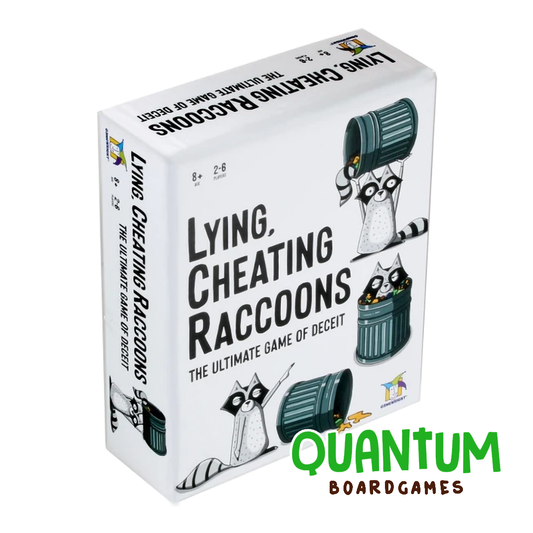 Lying Cheating Racoons juego de mesa español party engaño Gamewright