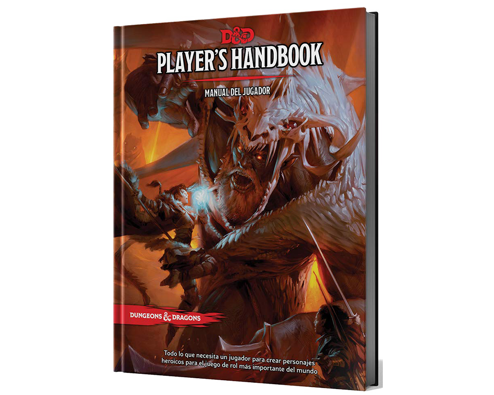 LIBRO DE ROL DUNGEONS AND DRAGONS MANUAL DEL JUGADOR EN ESPAÑOL