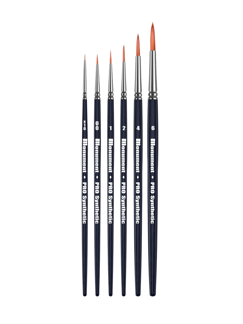 PRO ACRYL PRO SYNTHETIC 6 BRUSH SET