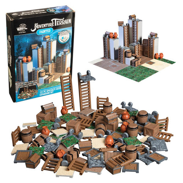MONSTER ADVENTURE TERRAIN PAINTED ACCESSORIES (121PC)
