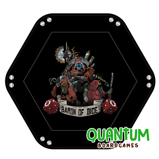 Baron of Dice: Premium Dice Tray – Machines (Adeptus Mechanicus)