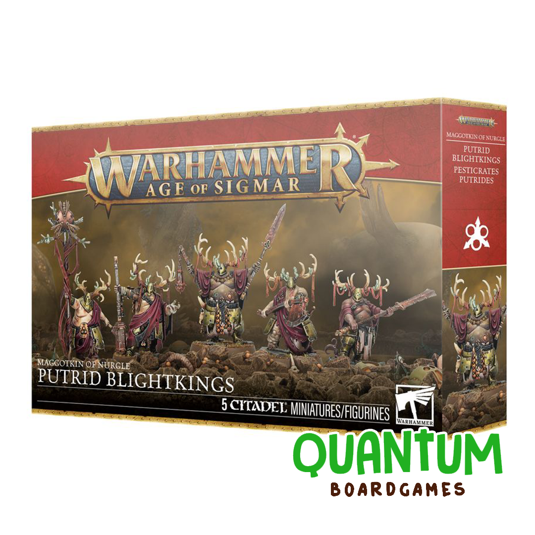 Putrid Blightkings Maggotkin of Nurgle Warhammer 40K Age of Sigmar 2025