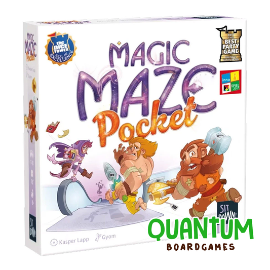 Magic Maze Pocket juego de mesa cooperativo versión compacta inglés