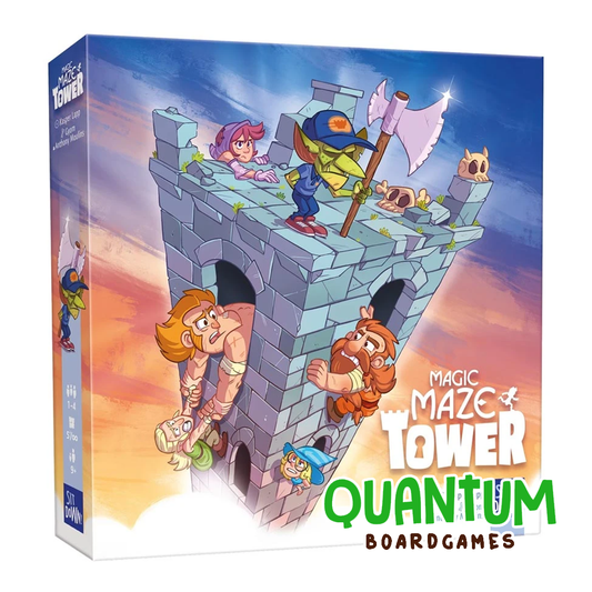 Magic Maze Tower juego cooperativo tiempo real inglés para mesa