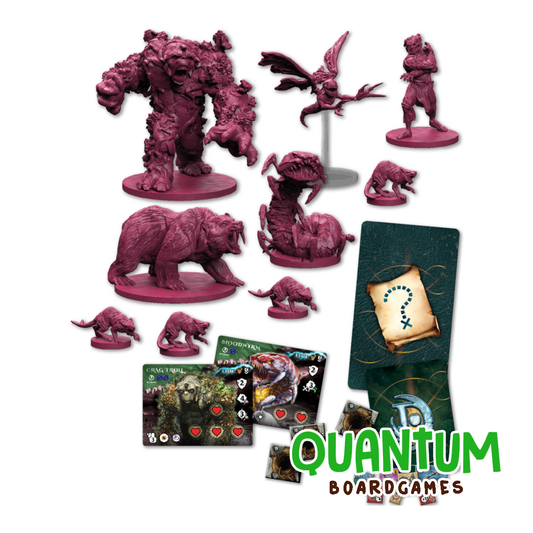 Maladum Beasts of Enveron Expansion - Miniaturas de criaturas y componentes de juego