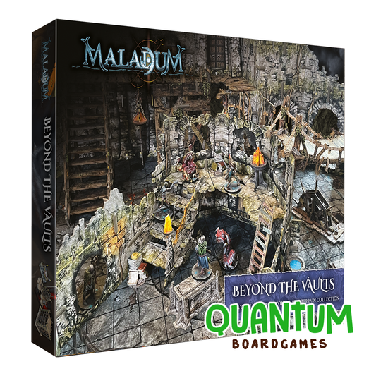 Maladum Beyond the Vaults expansión juego de mesa Battle Systems con nuevos escenarios