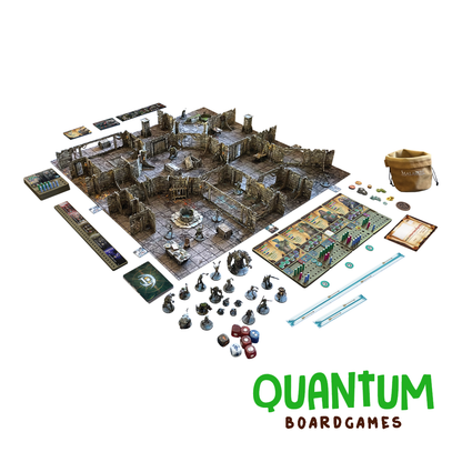 Maladum Dungeons of Enveron Starter Set - Miniaturas, mazmorras 3D y componentes de juego de mesa de Battle Systems