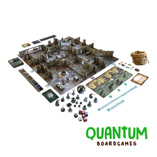 Maladum Dungeons of Enveron Starter Set - Miniaturas, mazmorras 3D y componentes de juego de mesa de Battle Systems