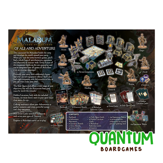 Expansión Maladum Of Ale and Adventure - Nuevos personajes y misiones para Battle Systems
