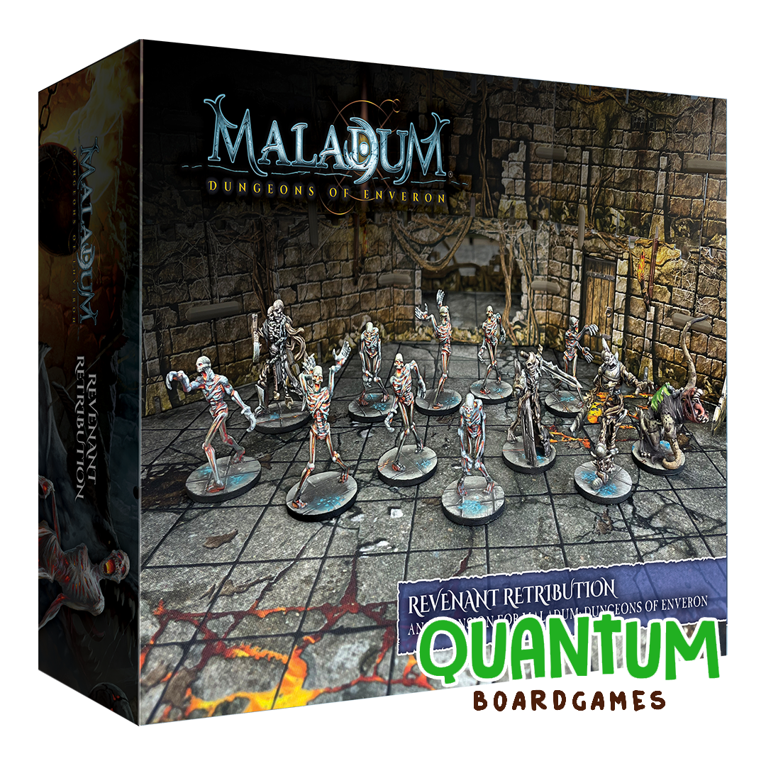 Maladum Revenant Retribution Expansion - Set de enemigos adicionales y componentes de batalla para wargame
