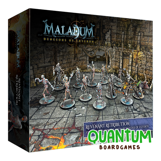 Maladum Revenant Retribution Expansion - Set de enemigos adicionales y componentes de batalla para wargame