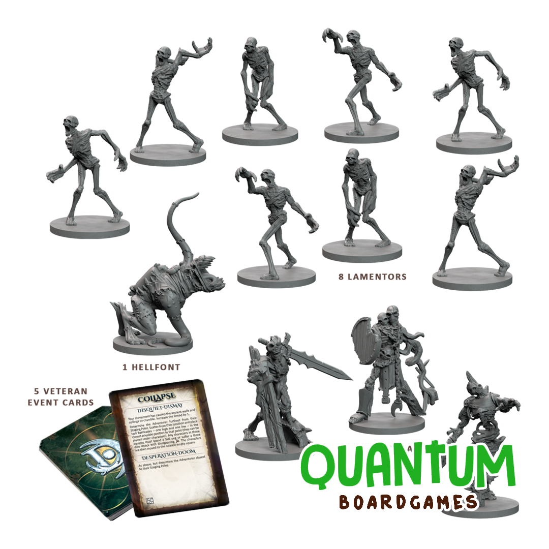Maladum Revenant Retribution Expansion - Set de enemigos adicionales y componentes de batalla para wargame