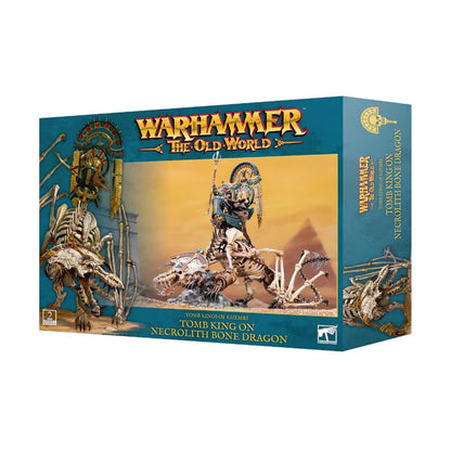 OLD WORLD TOMB KINGS OF KHEMRI TOMB KING ON NECROLITH BONE DRAGON