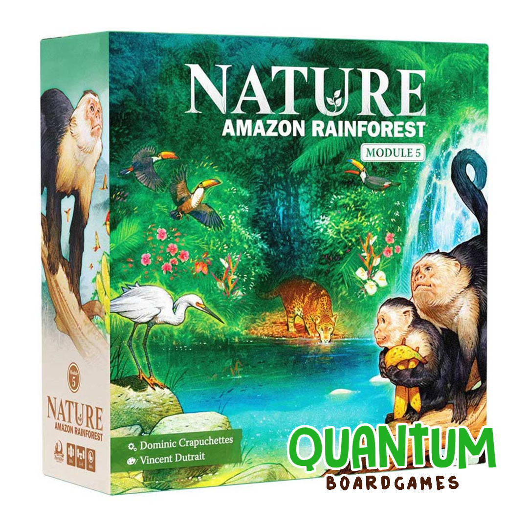 Caja de expansión Nature Module 5 Amazon Rainforest - Juego de mesa estratégico con ecosistemas de selva tropical