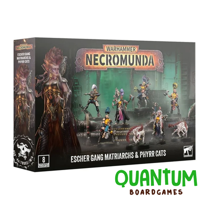 Necromunda: Escher Gang Matriarchs and Phyrr Cats