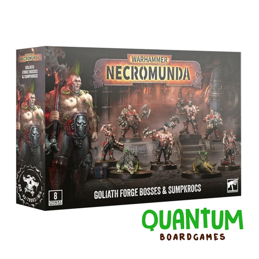 Necromunda: Goliath Forge Bosses and Sumpkrocs