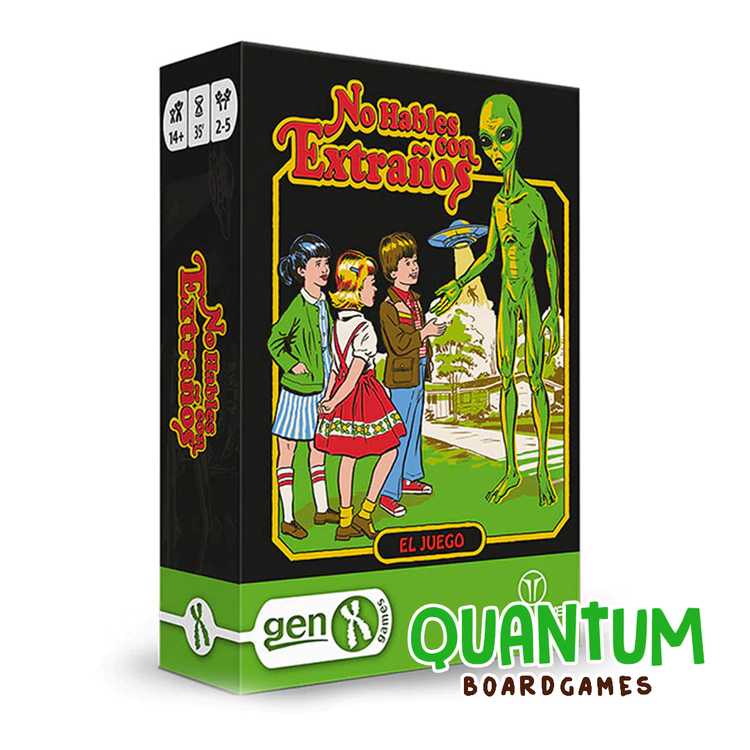 No Hables con Extraños juego de mesa español Gen X Games estrategia 1-4 jugadores