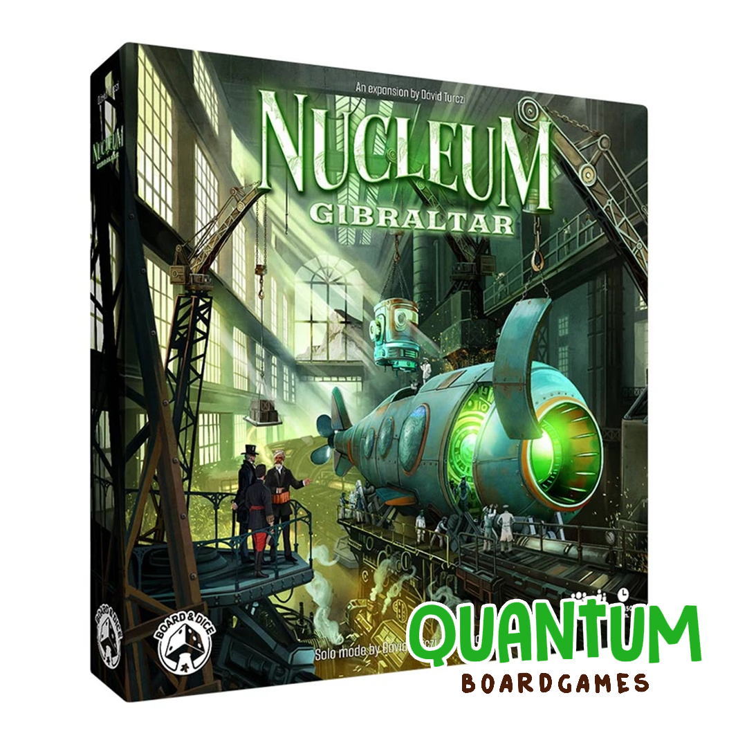 Expansión Nucleum Gibraltar caja producto juego mesa estrategia inglés