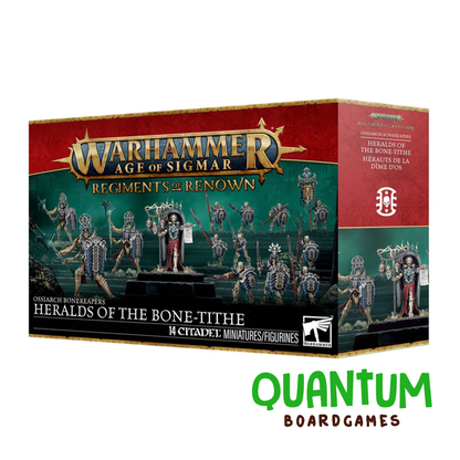 Ossiarch Bonereapers Heralds of the Bone Tithe Regiment of Renown completo