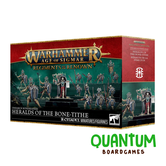 Ossiarch Bonereapers Heralds of the Bone Tithe Regiment of Renown completo
