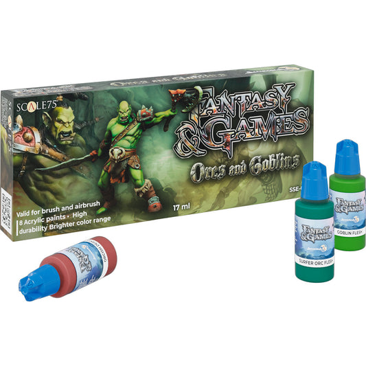 SCALE 75 ORCS AND GOBLINS PAINT SET