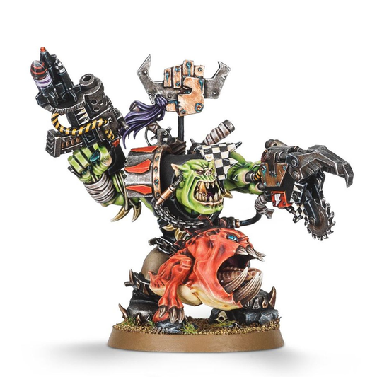 ORKS ORK WARBOSS WITH ATTACK SQUIG WEB EXCLUSIVE