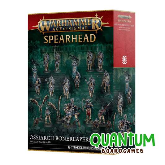 Caja Spearhead Ossiarch Bonereapers Kavalos Vanguard con miniaturas de caballería para Warhammer Age of Sigmar