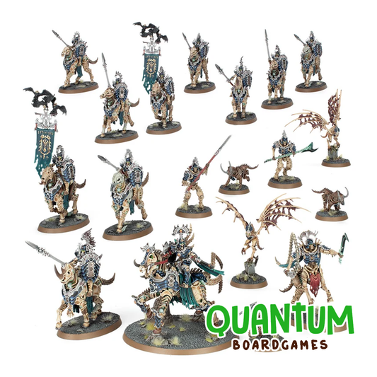 Caja Spearhead Ossiarch Bonereapers Kavalos Vanguard con miniaturas de caballería para Warhammer Age of Sigmar