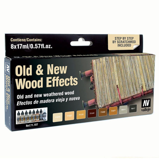 PAINT SET 71.187 OLD AND NEW WOOD EFFECTS