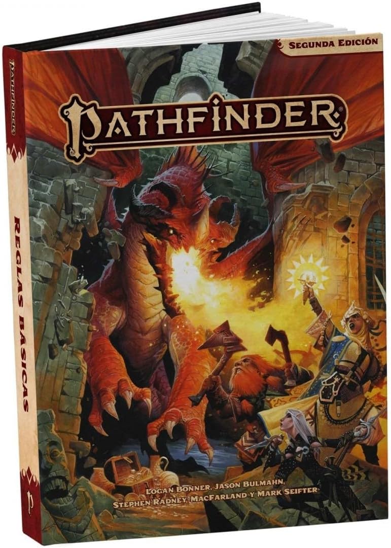 LIBRO DE ROL PATHFINDER 2DA ED REGLAS BASICAS DE BOLSILLO EN ESPAÑOL