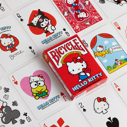 PLAYING CARDS  BICYCLE  HELLO KITTY 50TH