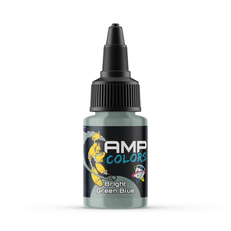 PRO ACRYL AMP COLORS BRIGHT GREEN BLUE