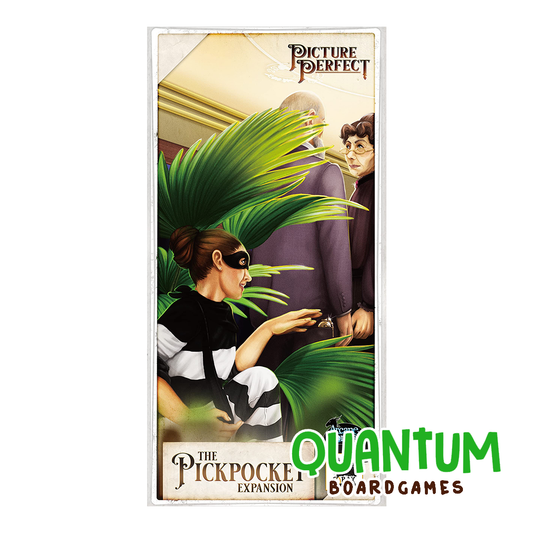 Picture Perfect Pickpocket Expansion caja y componentes juego mesa inglés
