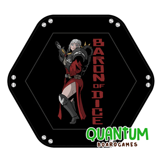 Baron of Dice: Premium Dice Tray – Pin-Up (Adepta Sororitas)