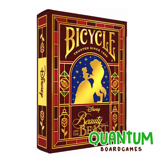 Baraja Playing Cards Bicycle Disney La Bella y la Bestia con diseño premium y acabado elegante