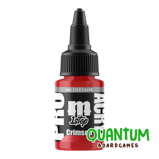 Bote de pintura Pro Acryl 1-Step 502 Crimson para miniaturas y wargames
